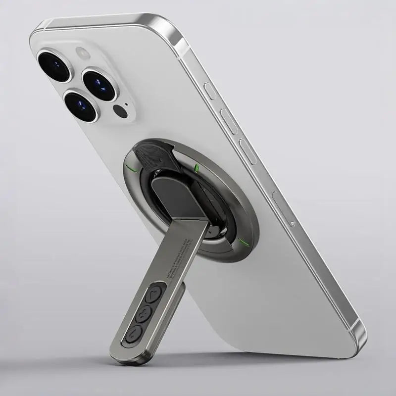 360° Rotating Magnetic Phone Stand – 3-in-1 Holder for iPhone