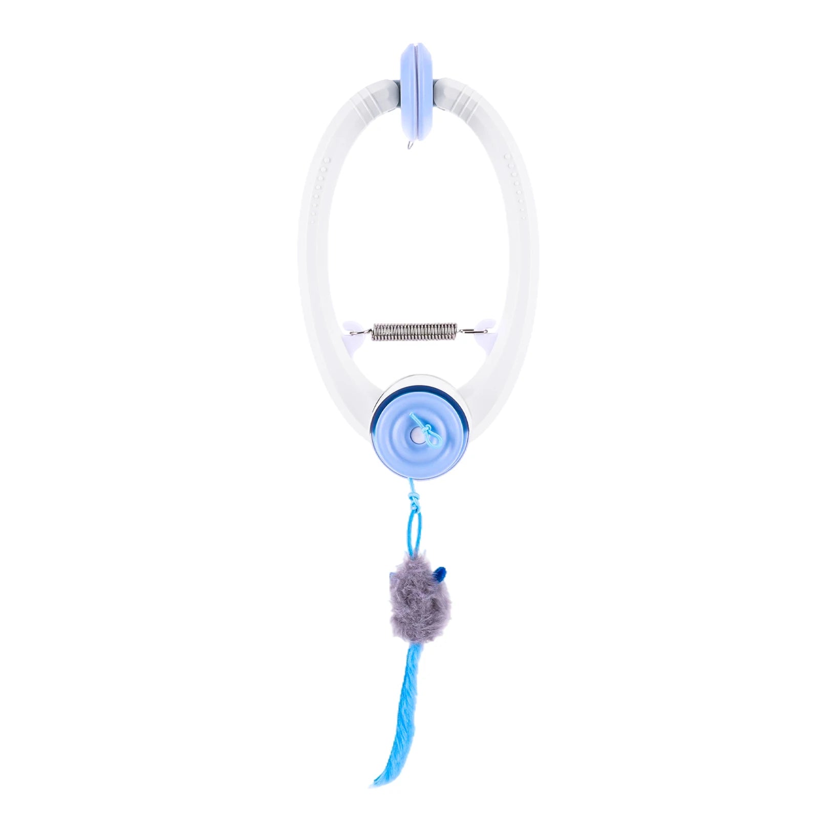 Door Hanging Auto-rebound Cat Toy Retractable Kitten Teaser 3 Catnip Zpaxo 1set