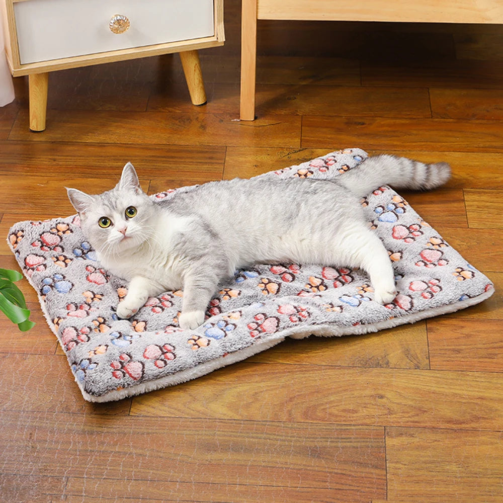 Double-sided Pet Mat Warm Winter Skin-friendly Small Dogs Medium Cats