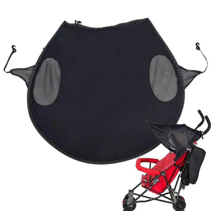 Stroller Cover Sun Breathable Shade Extender Quick-release Full Zpaxo