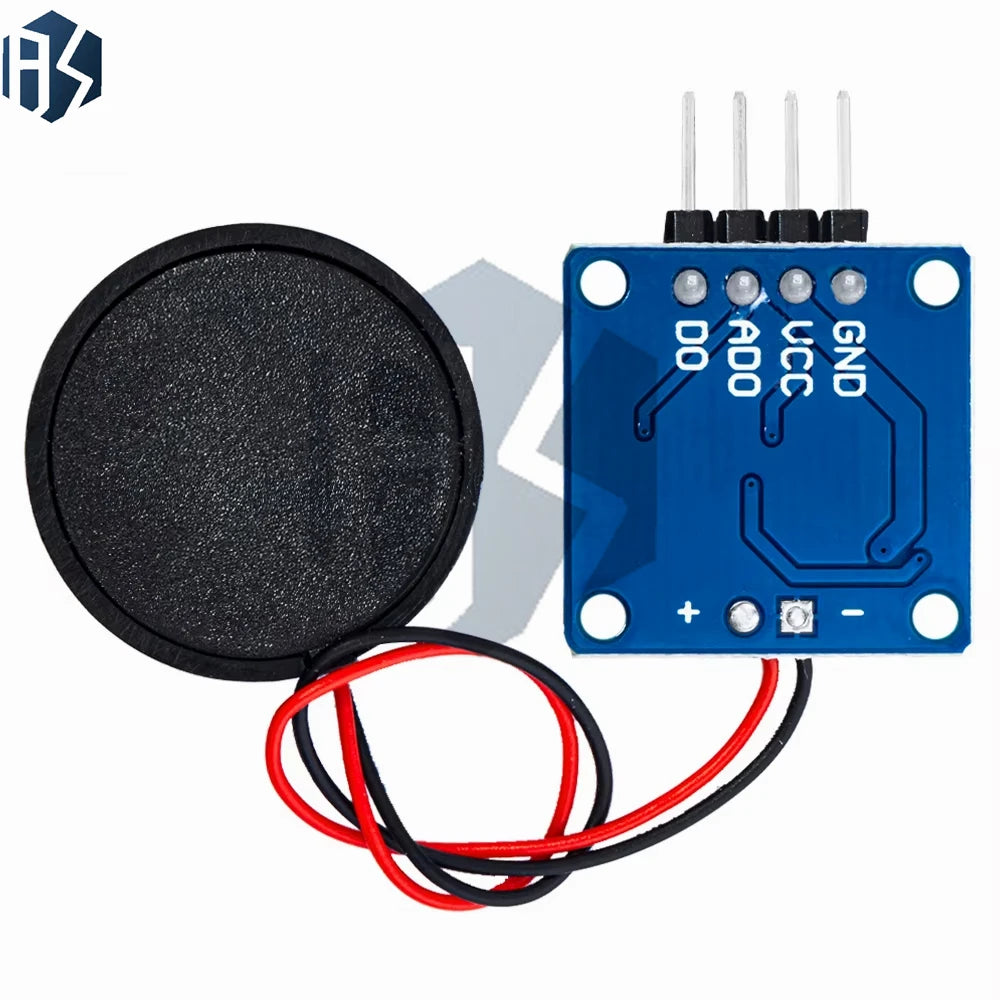 5V Piezoelectric Vibration Sensor Module TTL Level Output Switch Zpaxo