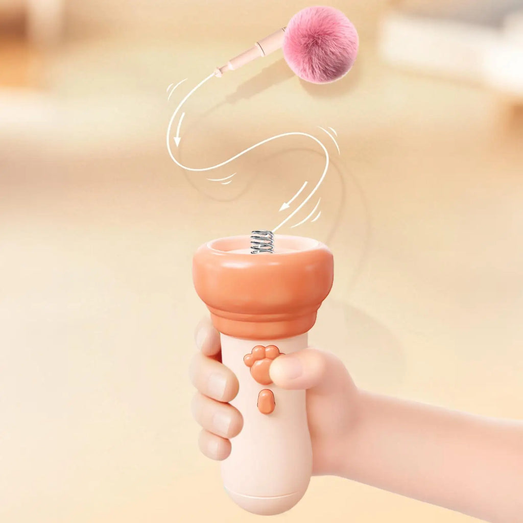 Cat Wand Toy Smart Automatic Retractable Teaser Stick Interactive