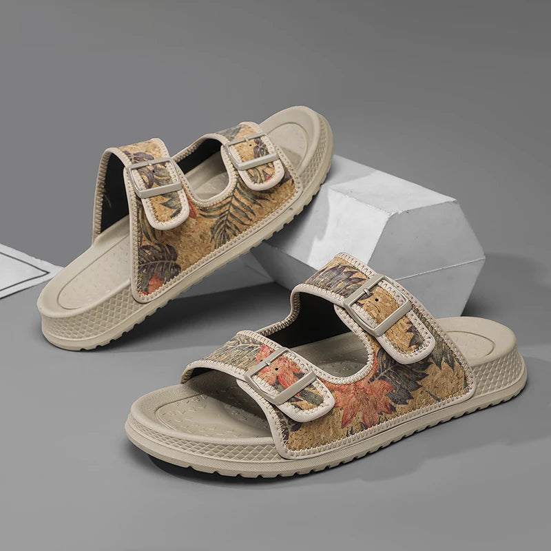 Men's Slippers Comfortable Lightweight Soft Sole Casual Slides Indoor