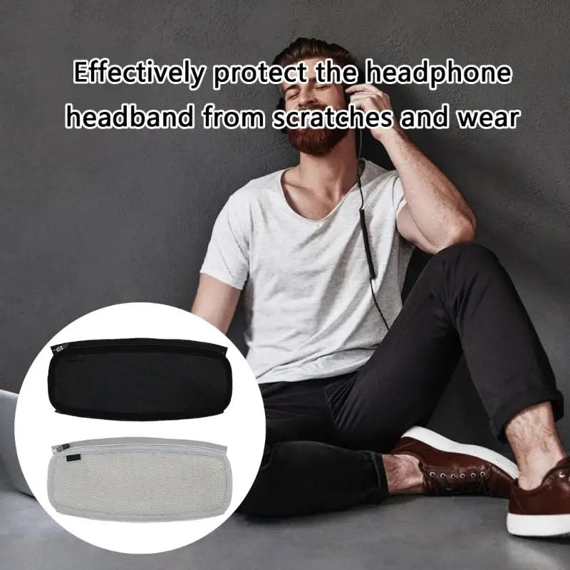 652F Headphone Headband Sleeve For KrakenV4 Headsets Comfortable Fit Quality Fabric Guard With Smooth Opening Zippers Zpaxo