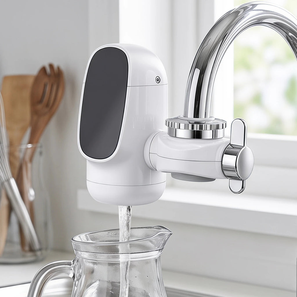 110V Fast Heating Electric Heater Faucet Energy Saving Hot Cold Mixer Instant Electric Hot Water Tap for Kitchen Sink Bathroom Zpaxo