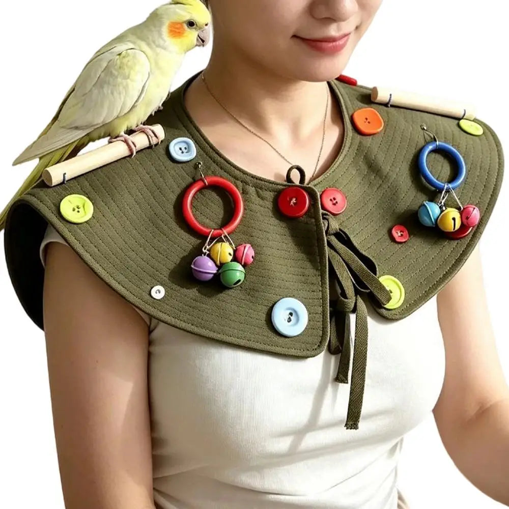 Parrot Shoulder Protector Anti-scratch Reusable Washable Guard Bird Zpaxo as showing C China Mainland