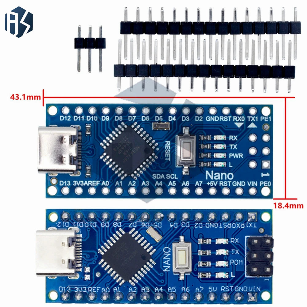 Nano 3 0 Atmega328 Weld Controller Compatible Board TYPE-C Module PCB Zpaxo
