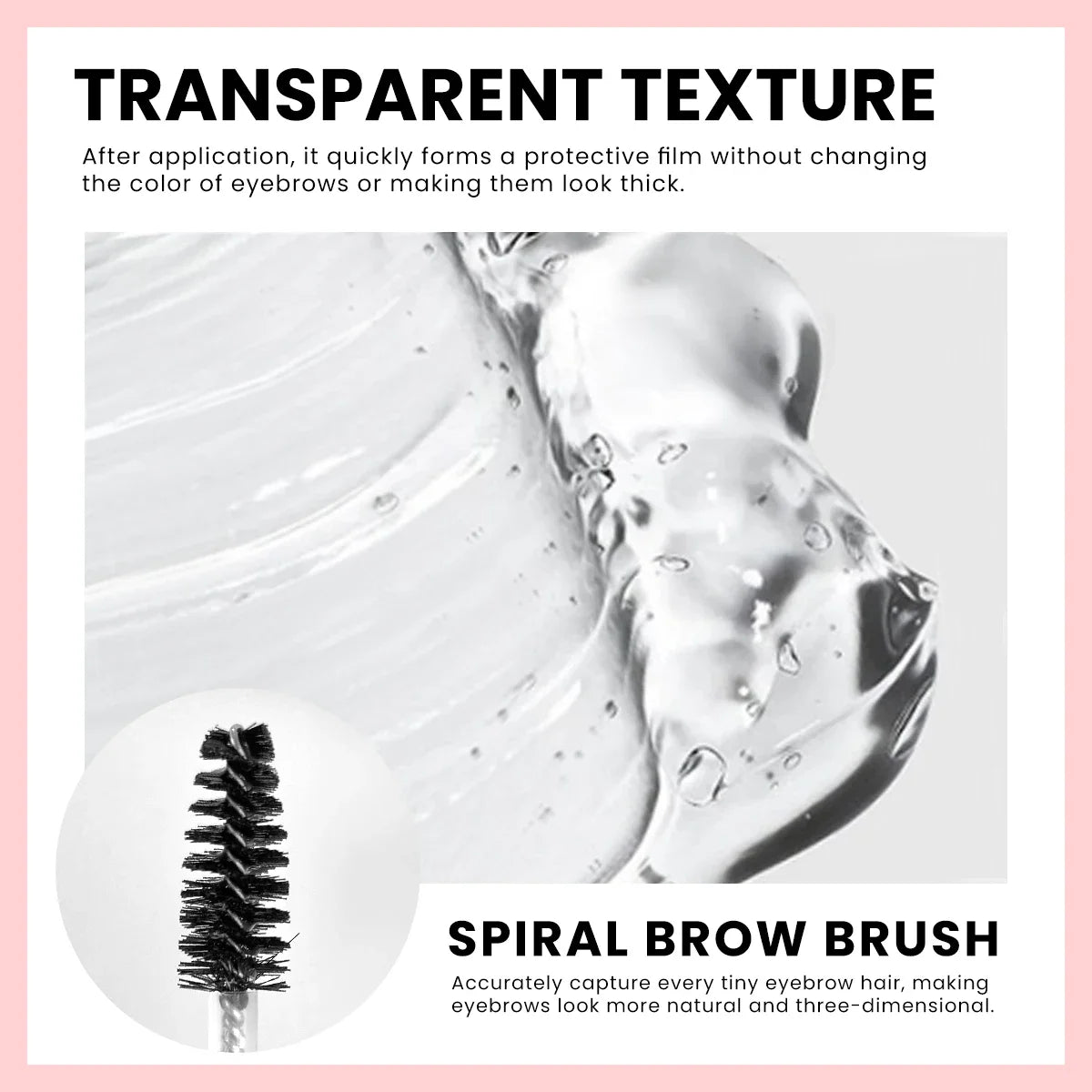 1PC 3D Eyebrow Shaping Gel, Lasting, Waterproof, Quick-Dry, Sweat-Resistant, Transparent Finish, Daily Makeup Zpaxo