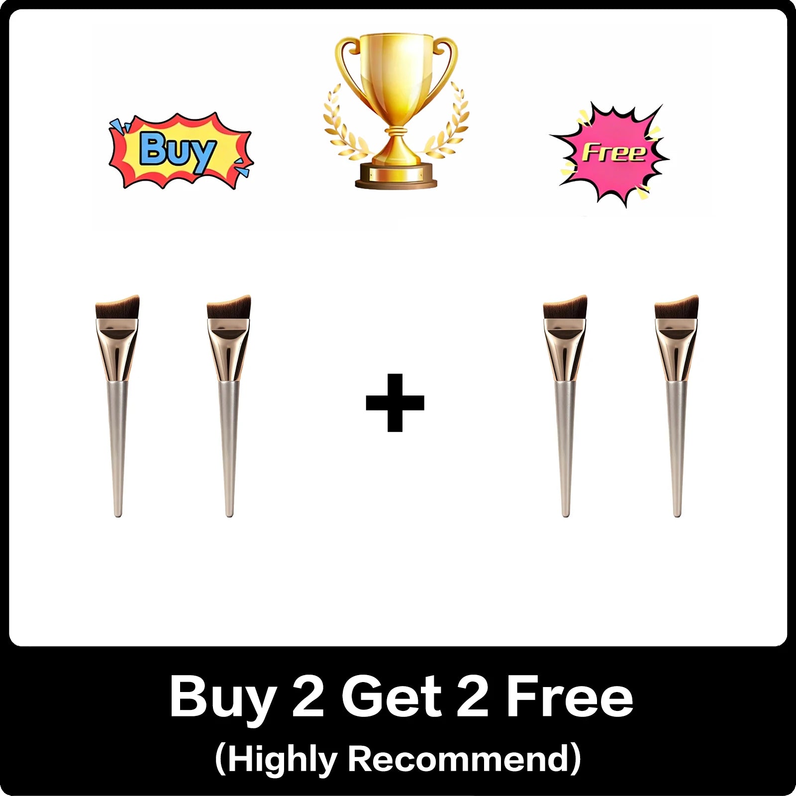 Even Coverage Flawless Base Soft Smooth Foundation Brush Easy Application High Powder Absorption Beauty Tool Flawless Makeup Zpaxo Buy 2 Get 2 Free
