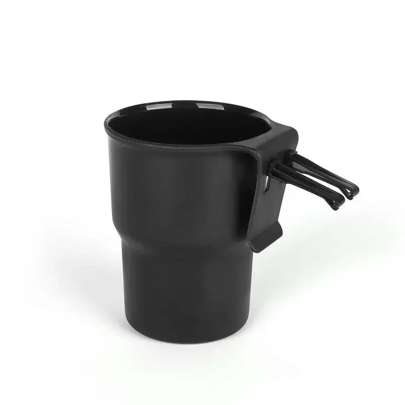 2-in-1 Car Cup Holder & Trash Can with Phone Organizer