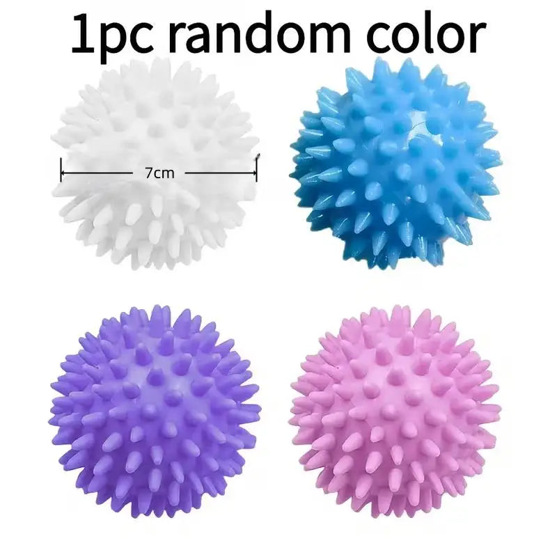 1pcs random Hedgehog Foot Massage Ball – PVC Spiky for Muscle Relaxation, Yoga & Fitness, Colorful Zpaxo