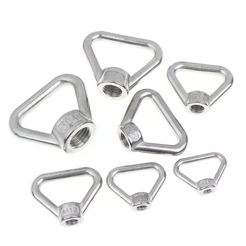 M8 M10 M12 M14 M16 M20 M24 304 Stainless Steel Triangle Lifting Eye Zpaxo