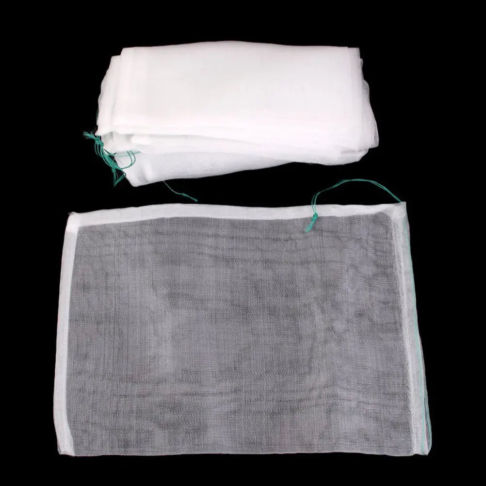 Filter Mesh Bag Nylon Drawstring Media Aquarium Garden Pond Remove