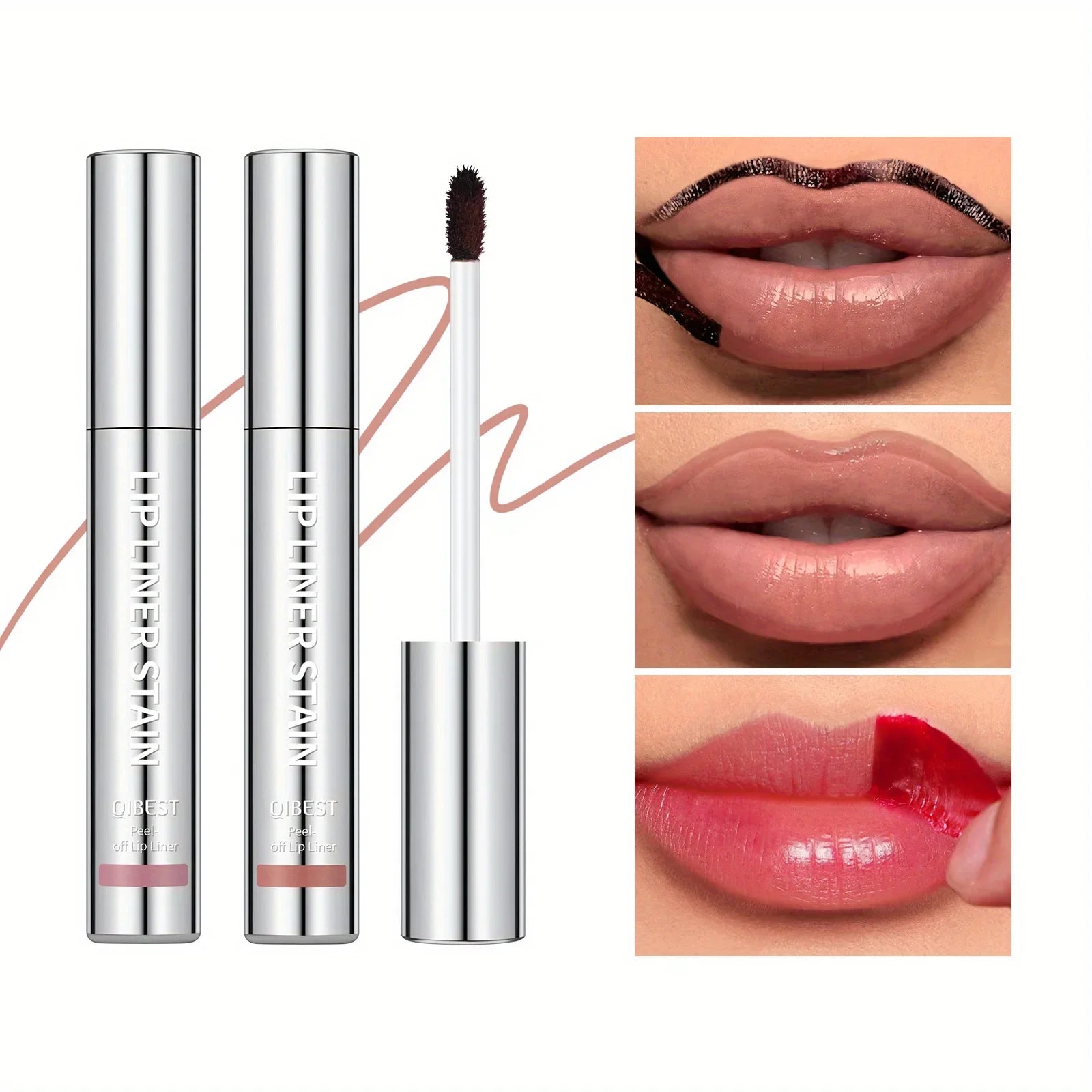 Peel Off Lip Stain. Long Lasting Matte Lip Tattoo, Transfer Proof Lipstain Infused, for All Skin Types. Zpaxo