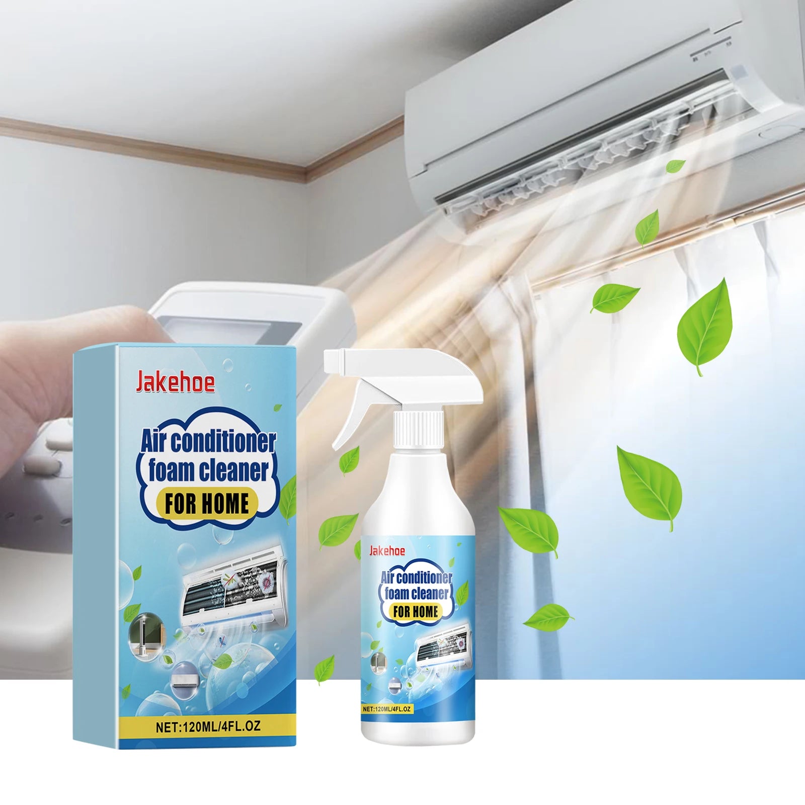Jakehoe AC Foam Cleaner Spray | Deep Clean & Odor Remover AC Foam Cleaner Zpaxo