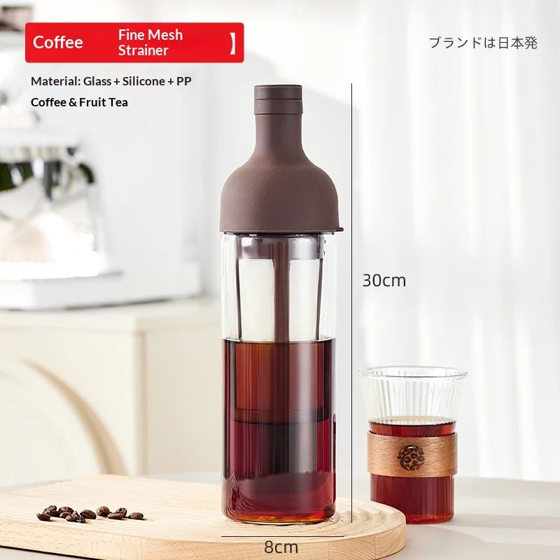 1000ML High Borosilicate Glass Cold Extraction Cup, Coffee Cold Extraction Pot, Household Cold Brewed Fruit Tea Pot Zpaxo