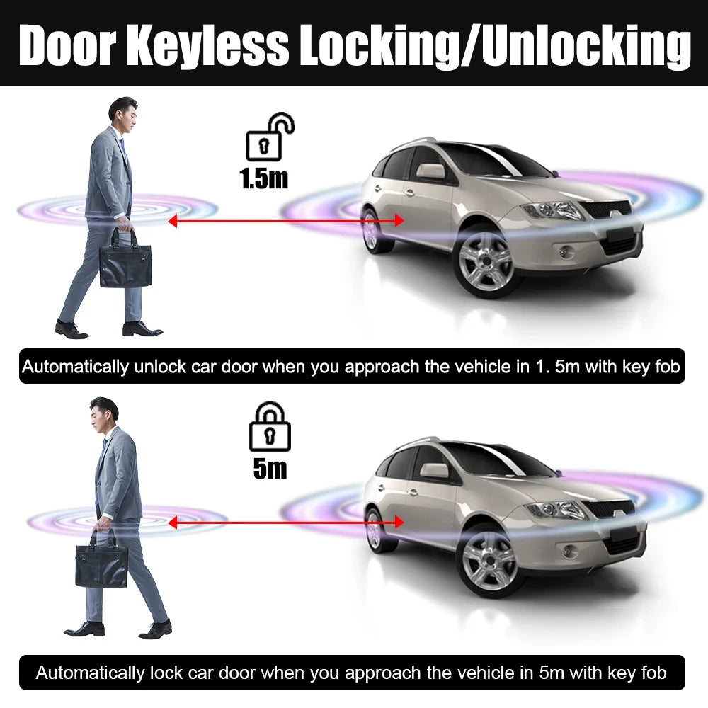 12V Universal Car Keyless Entry Central Locking Remote Control Wire
