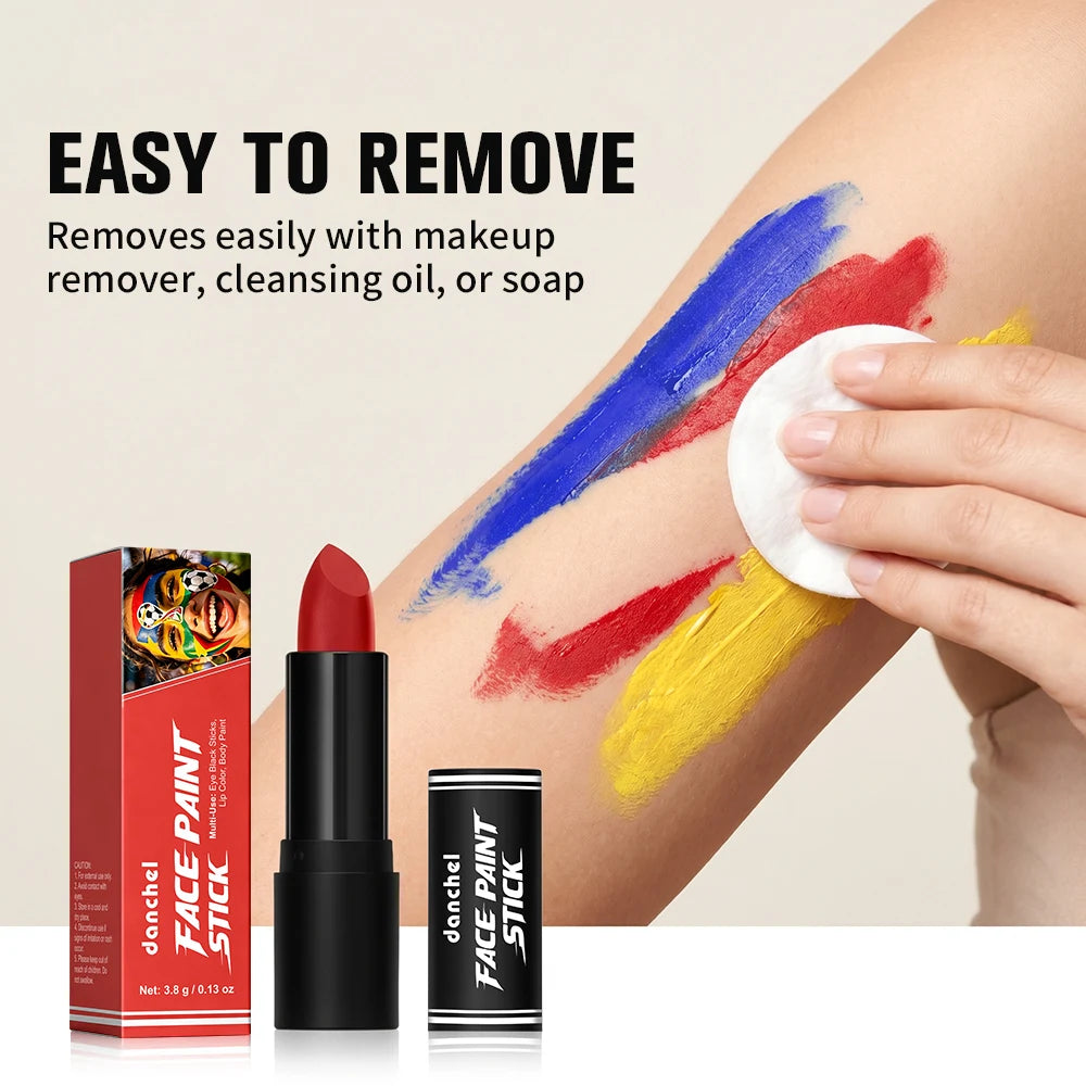 Face Body Paint Stick Eye Black Softball Football Baseball Sports Non-Toxic Hypoallergenic for Halloween SFX Makeup Cosplay Jok Zpaxo
