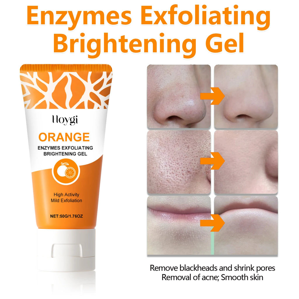 Gentle Exfoliating Blackhead Gel with Niacinamide Pore Minimizing Face Cleanser Oily Dry Sensitive Skin Smooth Bright Skin 50g Zpaxo