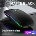 Wireless Mouse 2 4GHz Bluetooth Rechargeable Quiet Ergonomic Gaming