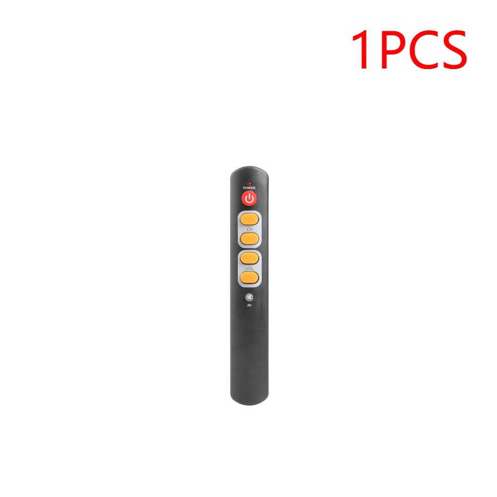 1/2pcs Copy IR Remote for Smart TV Box STB DVD DVB VCR Universal 6 Big Button Learning Remote Control Electronic Smart Home Acce Zpaxo yellow 1pc
