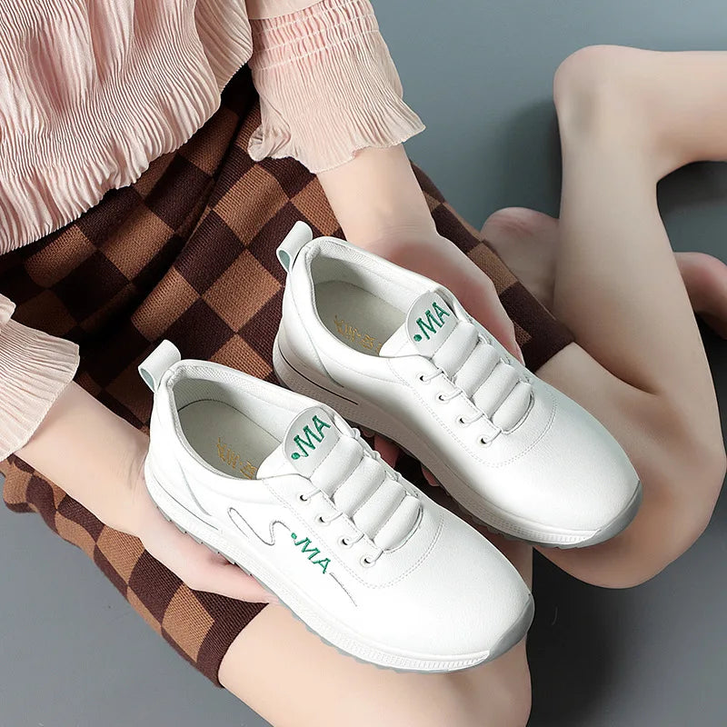 White Shoes Women Sneakers 2023 Breathable Women's Sports Outdoor Zpaxo