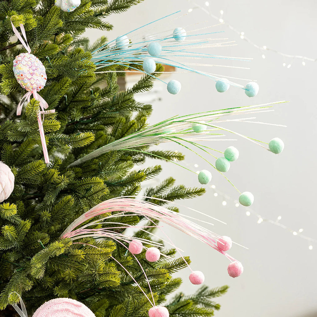 Glitter Berry Branch Picks – Christmas Tree & DIY Craft Decor Christmas Tree Pick Zpaxo