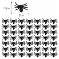Wholesale Mini Fake Black Spiders Halloween Decoration Horror Spider DIY Party Haunted House Prop Lifelike Insects Tricky Toys Zpaxo little spider 400PCS