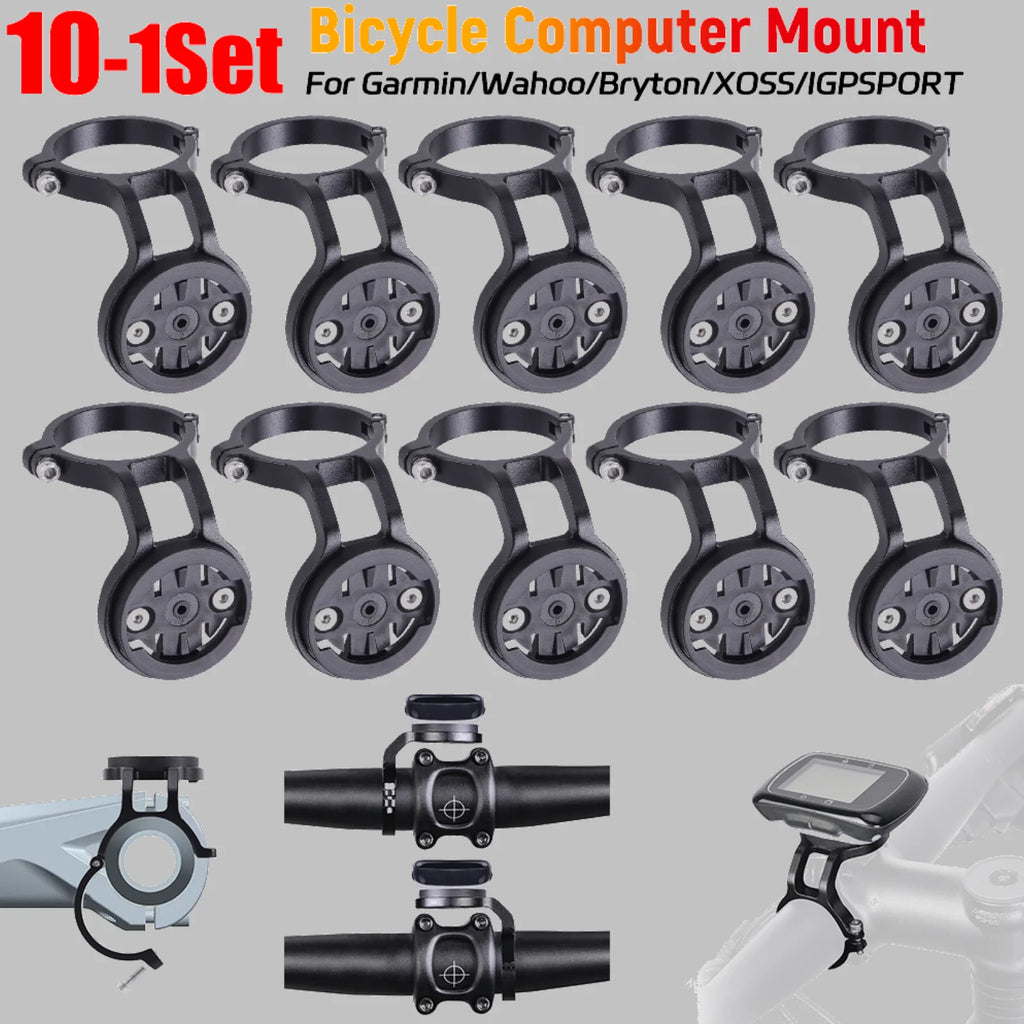 10- Bike Computer Mount Aluminum Alloy MTB Road Light GPS Holder