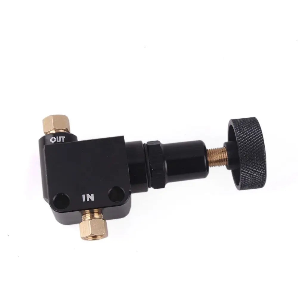 1/8-27 NPT Brake Bias Proportioning Valve Performance Screw Knob Type Pressure Regulator Adjustable Regulator Pressure Control Zpaxo