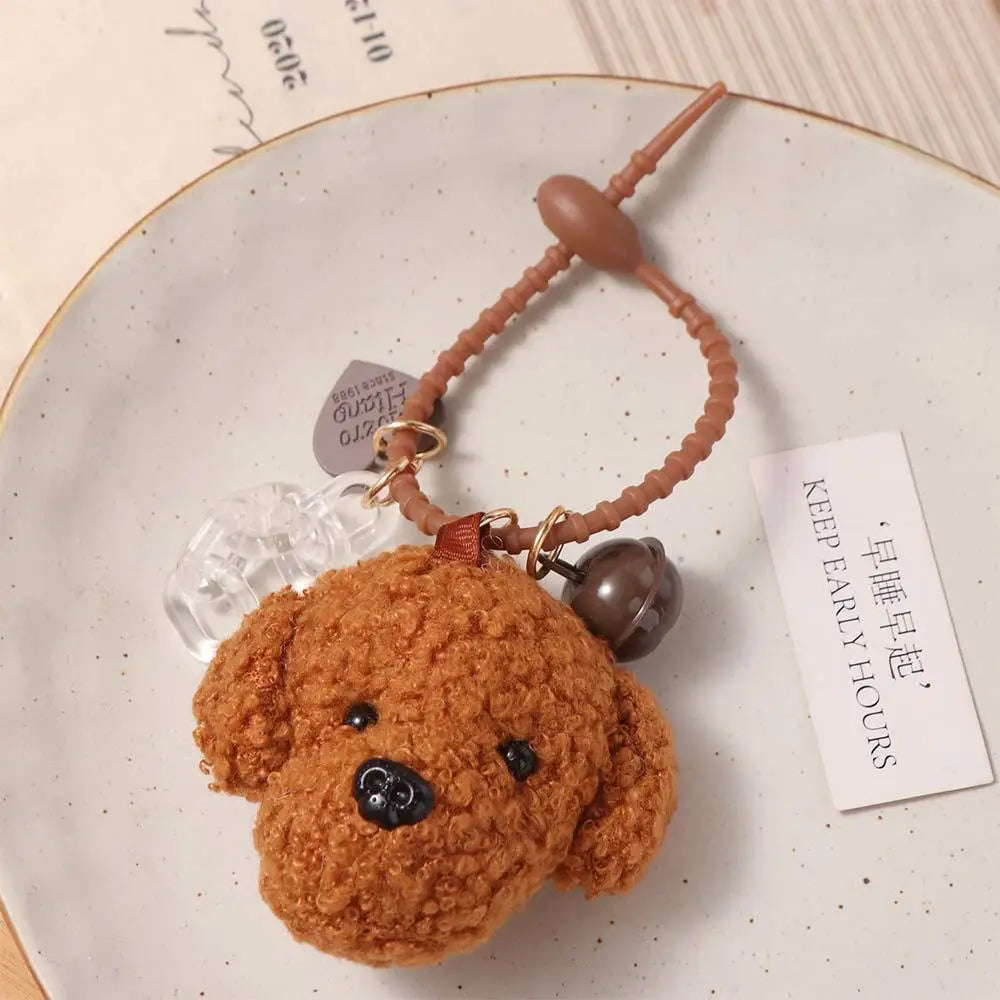 Couple Gift Stuffed Animals Dog Keychain Pet Lovers Couples Matching Dog Key Rings Bag Charm Kawaii Dog Pendant DIY Accessories Zpaxo