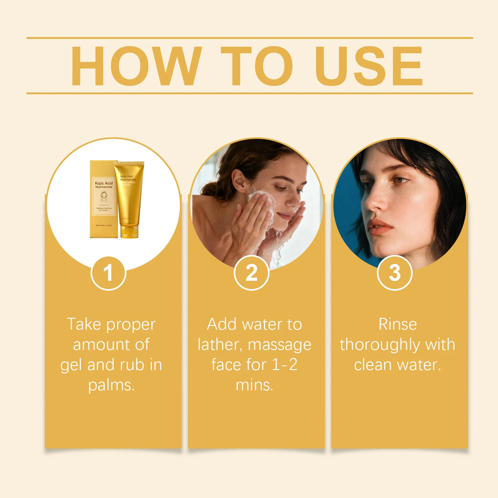 Allantoin Exfoliating Facial Cleanser – Oil Control & Pore Gel Facial Cleanser Gel Zpaxo