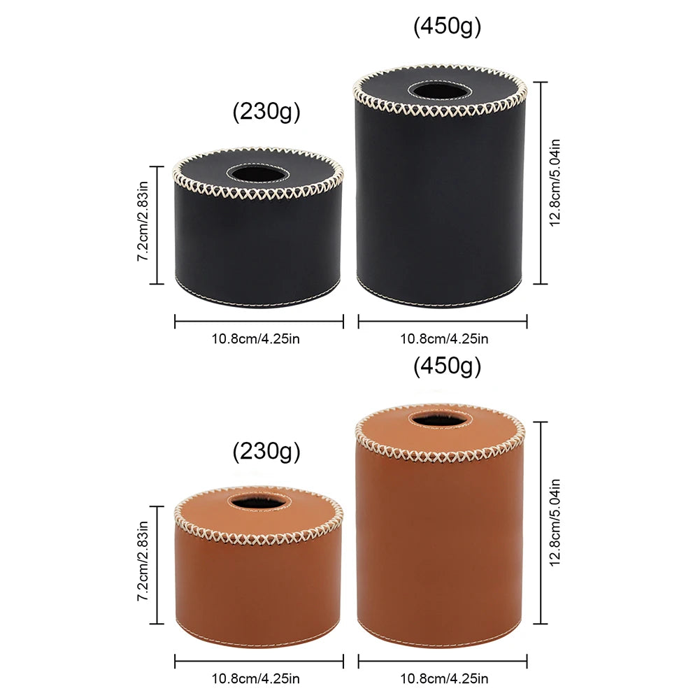 450 PU Leather Gas Tank Protective Case Can Cover Fuel Cylinder