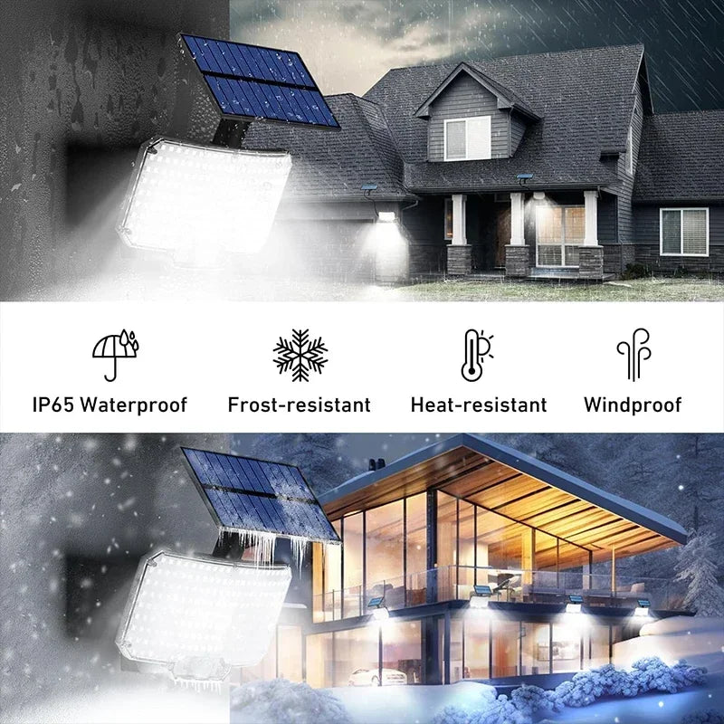 234 LED Solar Security Light | Motion Sensor, 3 Modes, IP65