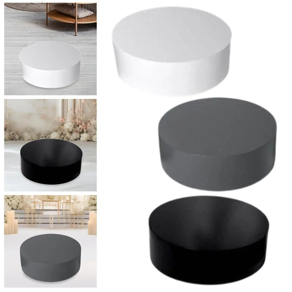 Cylinder Pedestal Plinth Stand – Bridal, Event & Store Display Display Pedestal Stand Zpaxo