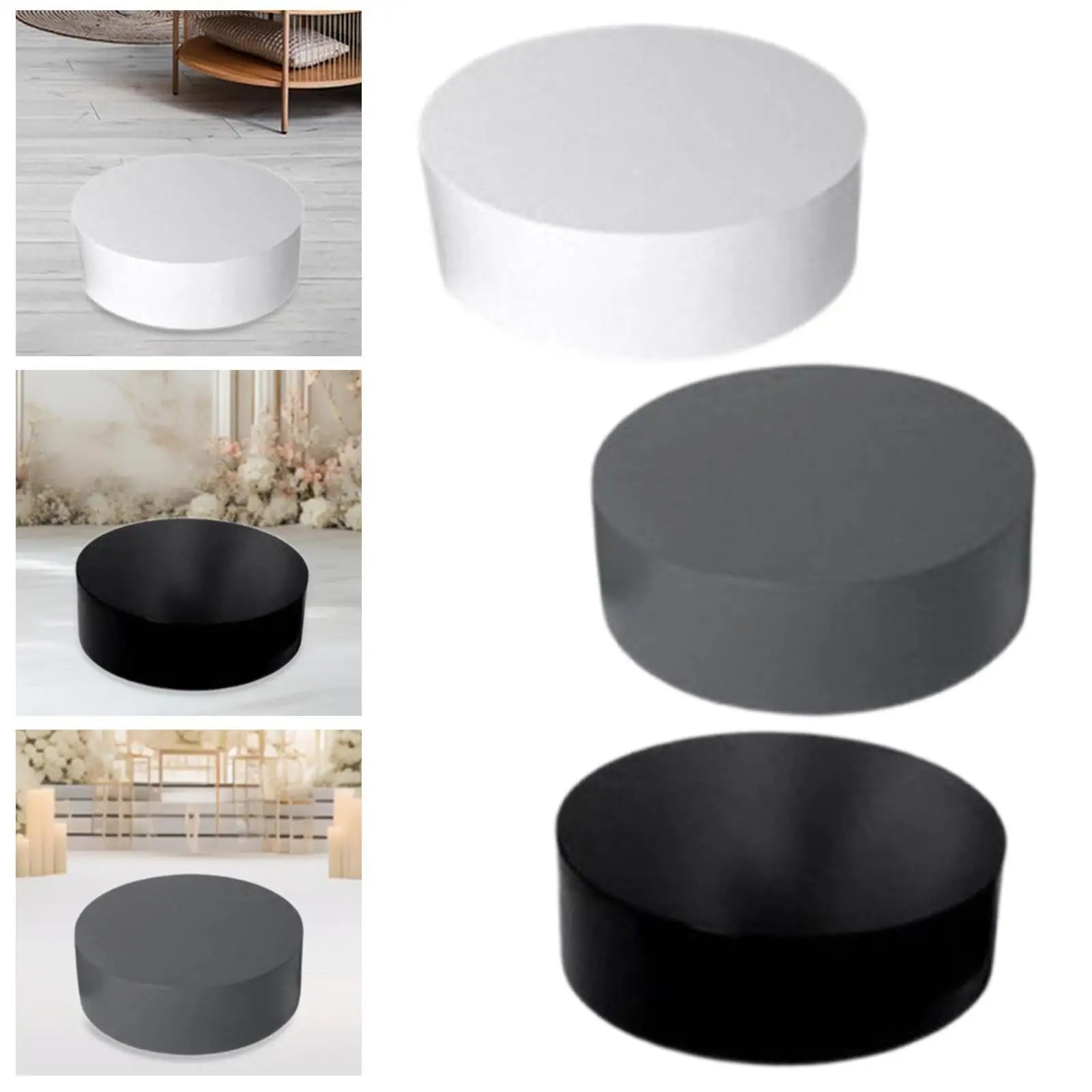 Cylinder Pedestal Plinth Stand – Bridal, Event & Store Display Display Pedestal Stand Zpaxo