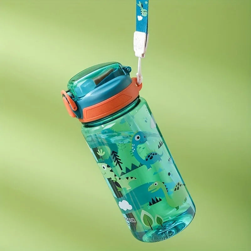 BPA Free Plastic Water Bottle Portable Leak Proof Sports Bottle 600ml Lightweight Reusable Drinking Bottle for Gym Fitness Outdo Zpaxo