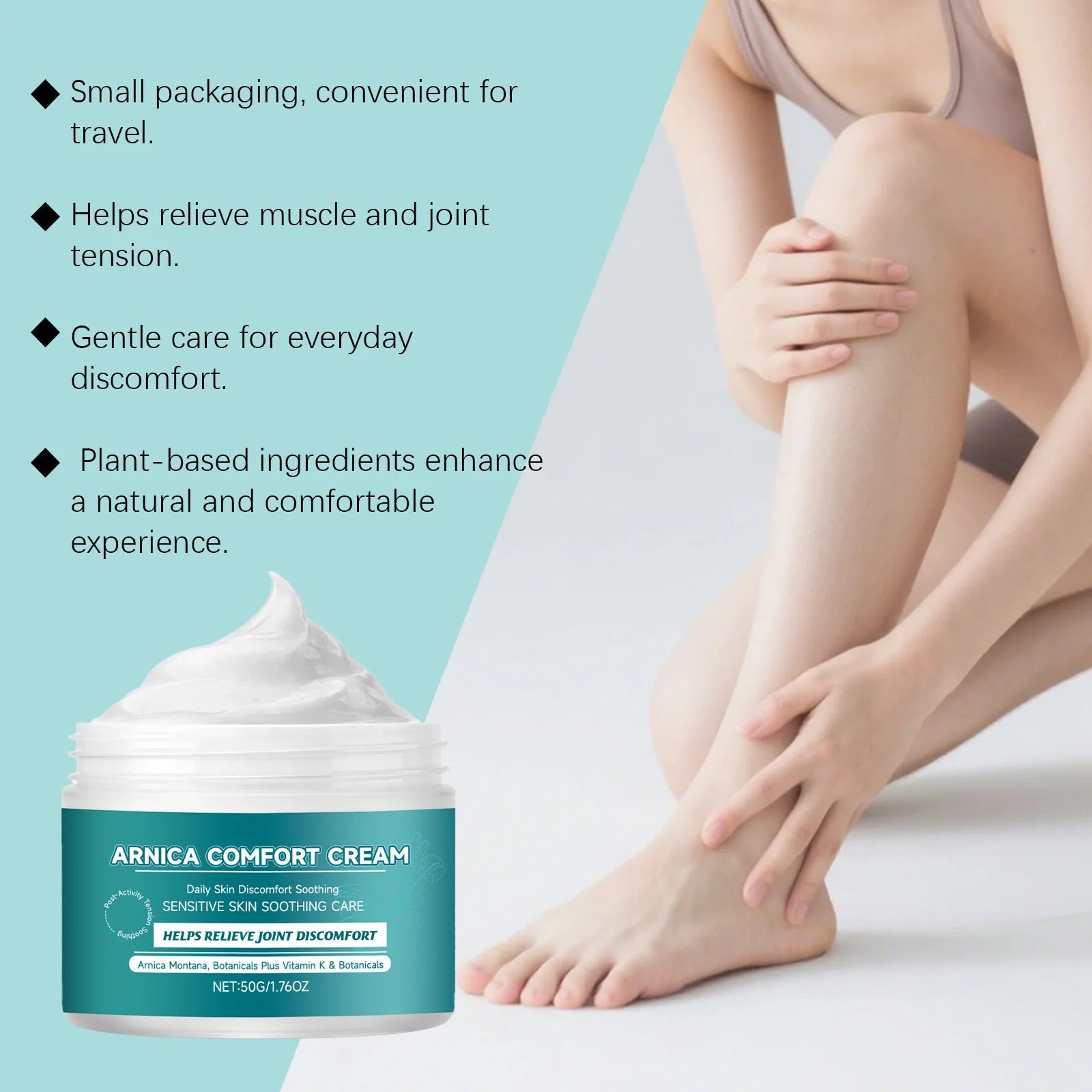 Herbal Skin Comfort Cream – Soothe Muscle & Joint Relief 50g Herbal Skin Cream Zpaxo