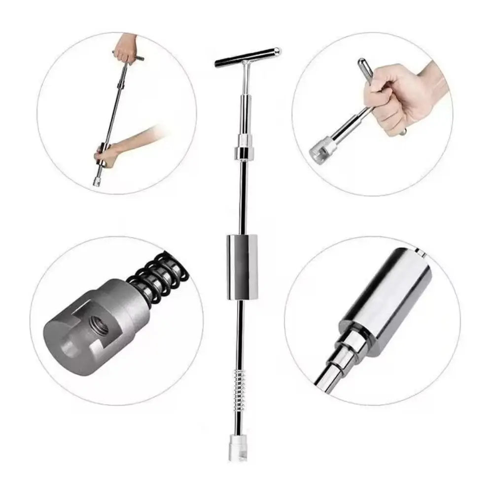 Durable Car Dent Repair Tool Metal Reverse Hammer Suction Cup Zpaxo