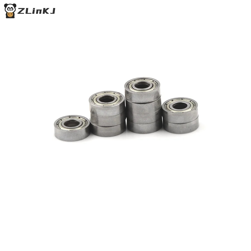 ▶10Pcs Miniature Bearing 695ZZ 695-Z Precise Durable Bearing 5x13x4mm Zpaxo