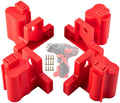 4Pcs Power Tool Holder Plastic Electric Tool Battery Dock Holder Heavy Duty Hanger with Screws for Milwaukee M12 Drill Storage Zpaxo 4pcs