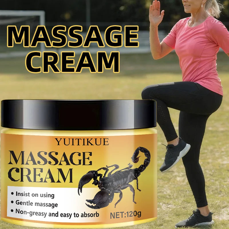 YUITIKUE Body Massage Cream 120g – Moisturizing & Non-Sticky Body Massage Cream Zpaxo