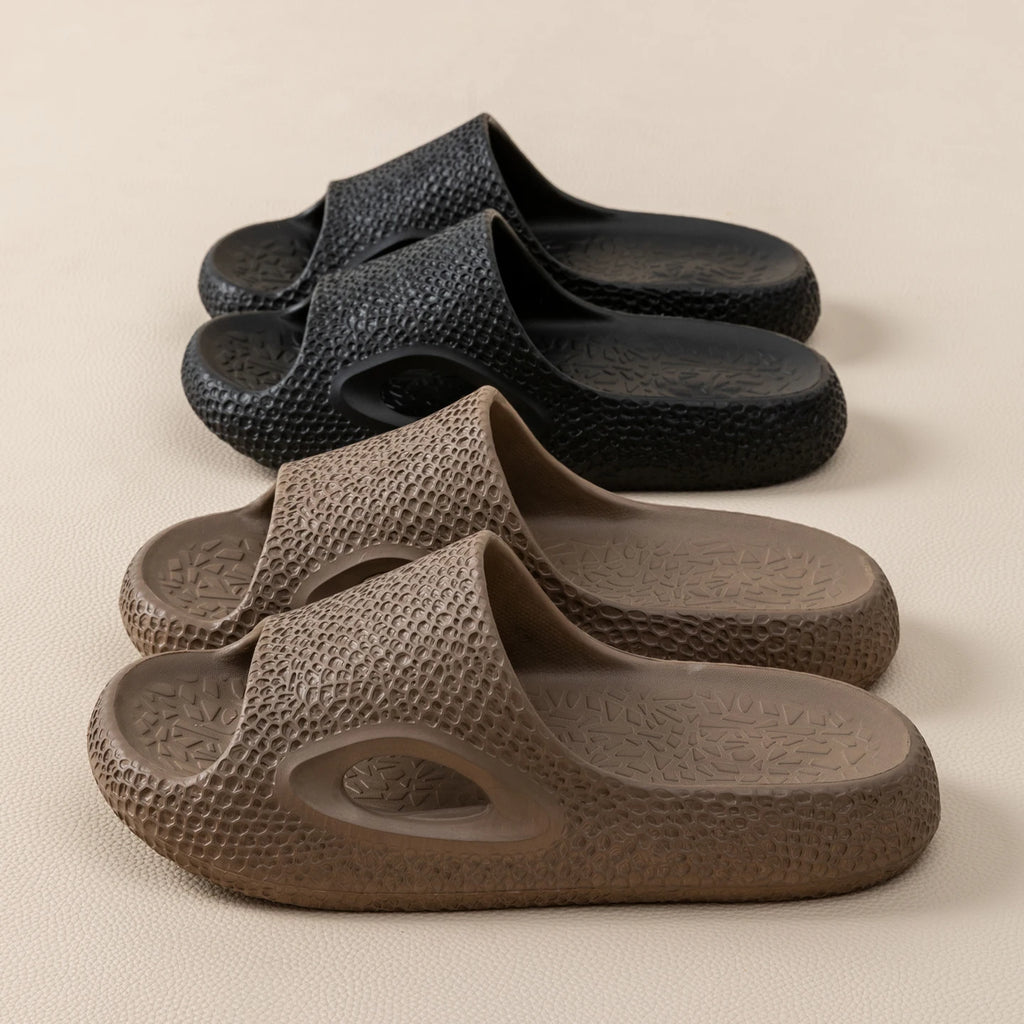 Men's Summer Slides Non-slip Thick Sole Slippers Breathable