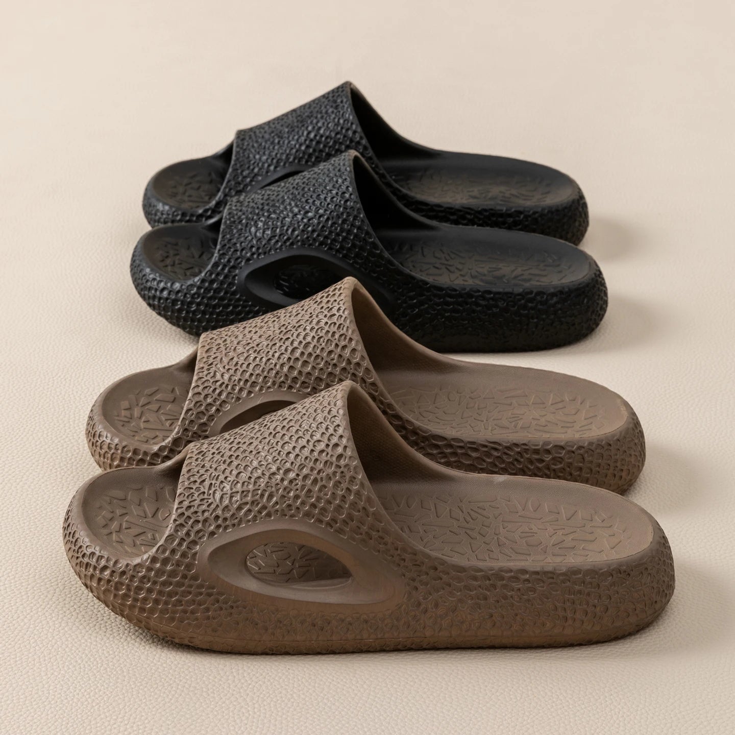 Men's Summer Slides Non-slip Thick Sole Slippers Breathable