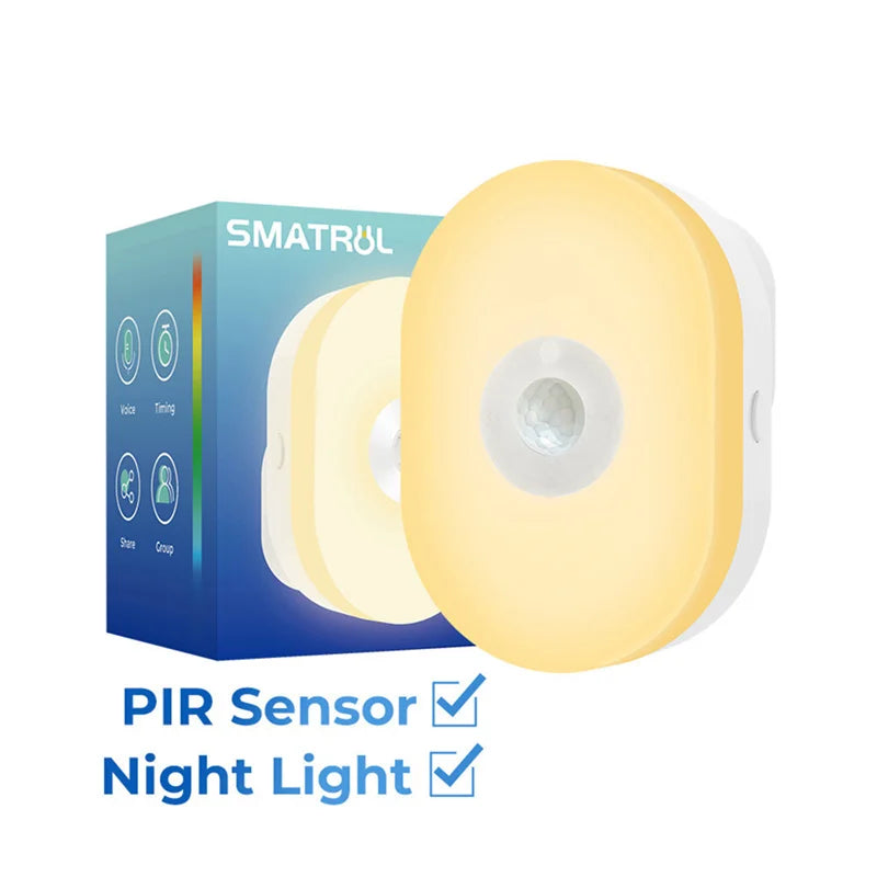 SHINEKNOT Smart RGB Mood Night Light – WiFi, App & Motion Sensor Smart Mood Night Light Zpaxo