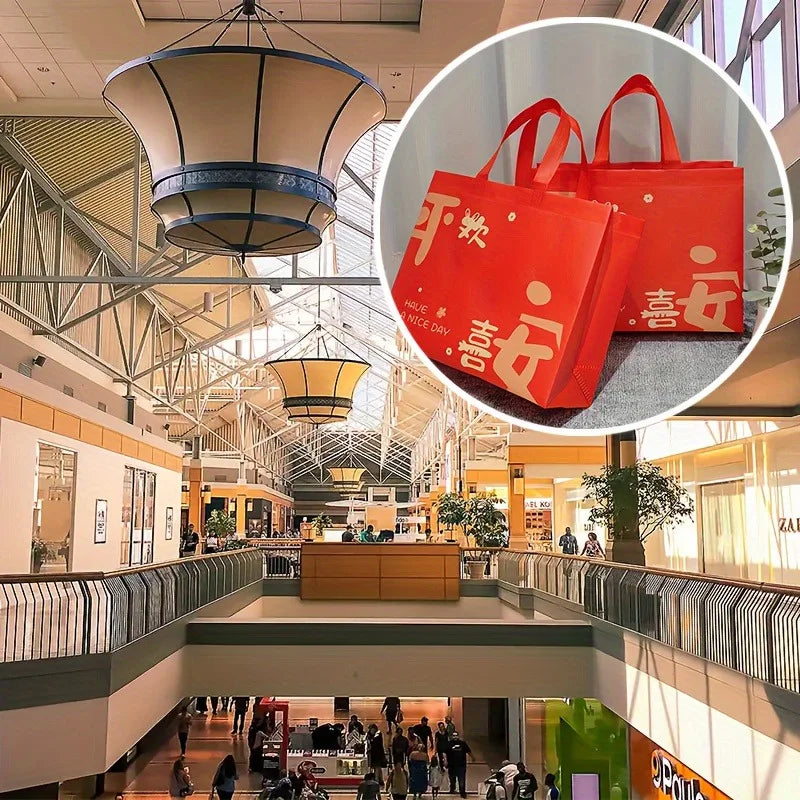 2026 Peace Bag Festive Wedding Non-woven Handbag Spring Festival