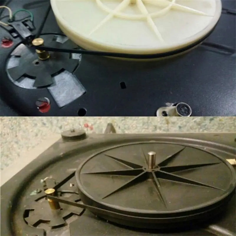 652F Turntable Belt Record Player Replacement Rubber Flat Drive Zpaxo
