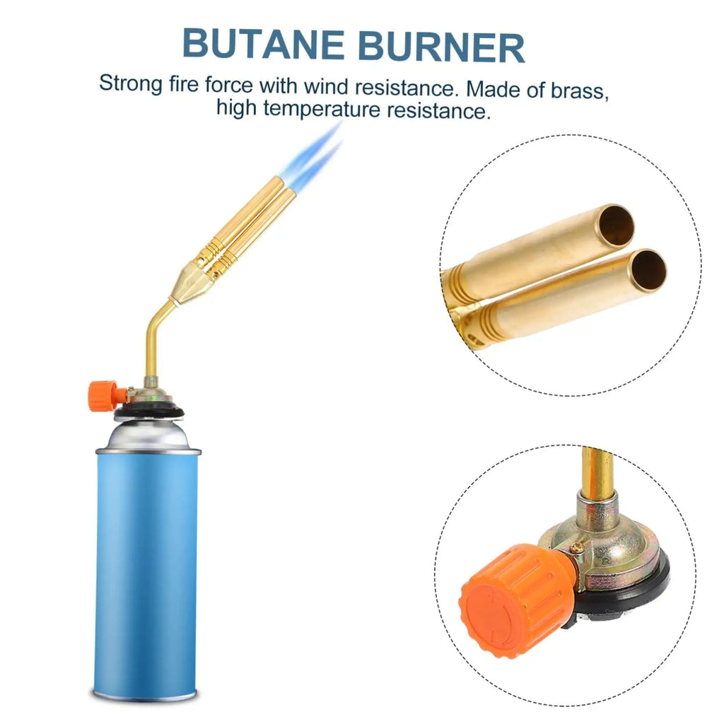 Handheld Welding Gas Torch Portable Plastic Spray Flashlight for DIY Crafts And Home Projects Zpaxo