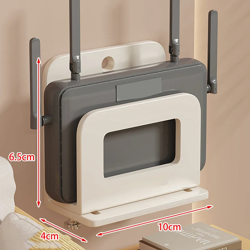 Adjustable Small Device Wall Mount Holder Wifi Router Shelf Modem TV