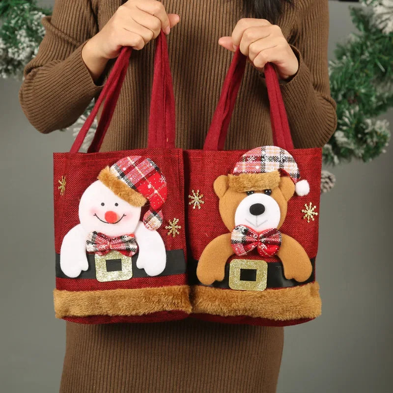 2025 Christmas Portable Apple Bag Eve Creative Candy Children's Small